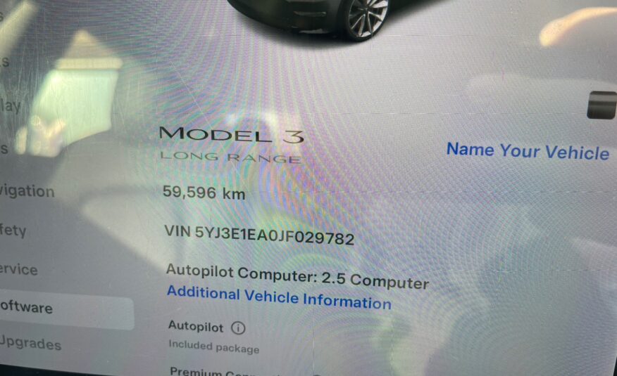 2018 Tesla Model 3 Long Range