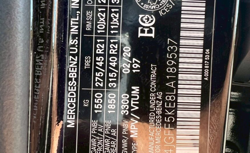 2020 MERCEDES-BENZ GLS 450 4MATIC