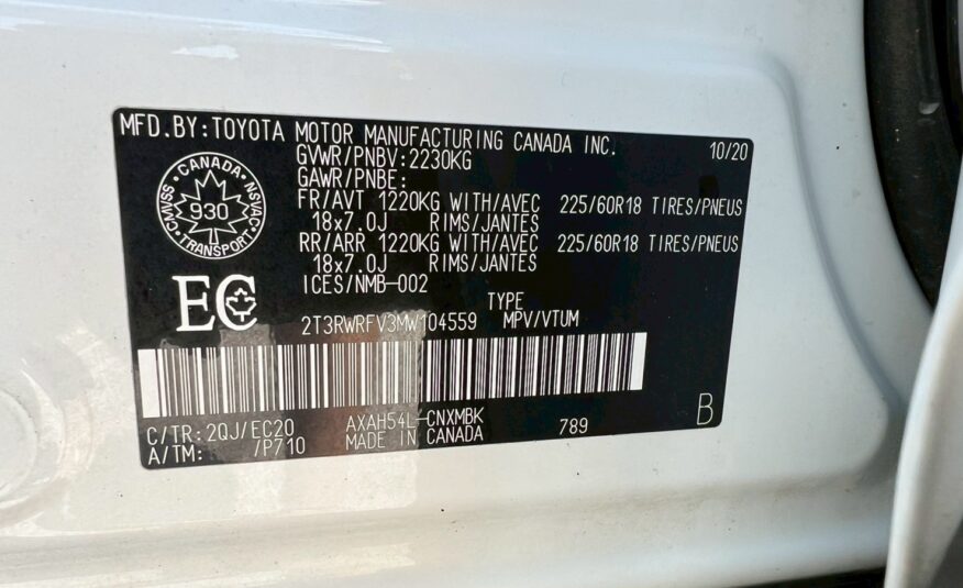 2021 TOYOTA RAV4 HYBRID
